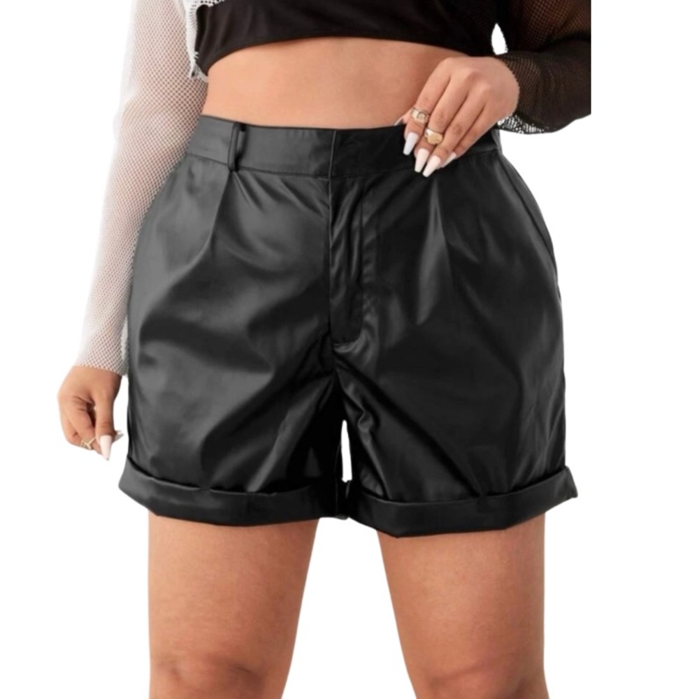 Plus High Waist Shorts